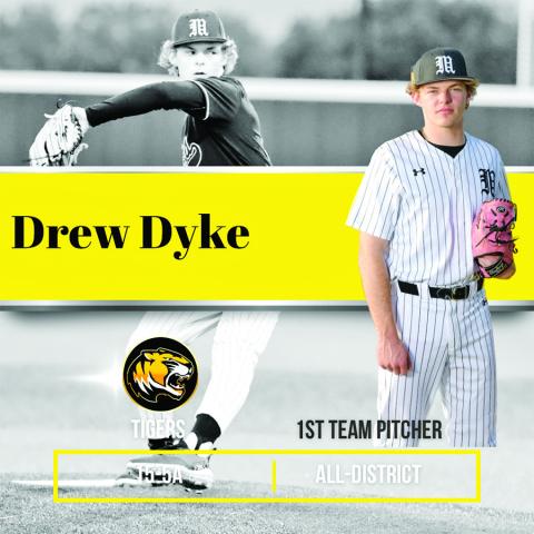 Six Tigers named to 15-5A all-district baseball team
