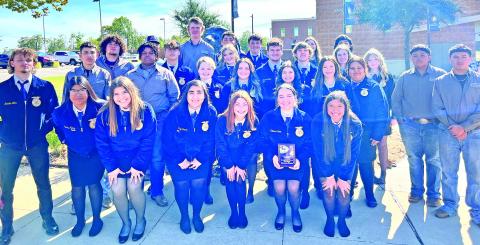MPHS FFA District competitors COURTESY PHOTOS