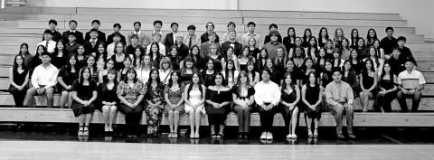 The new inductees into the 2024-2025 MPHS National Honor Society