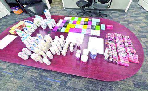 MPPD finds $1,500 worth of products stolen from Walgreens Photo courtesy of MPPD