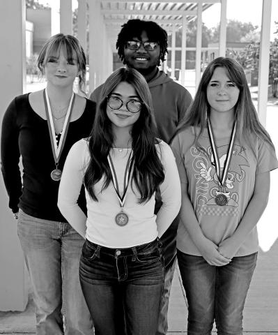 MP Speech and Debate team members (L to R) Caitlin Anderson, Sabrina Otero-Svirska, Isaiah Shepherd, Kaytlynn Sims Courtesy Photo