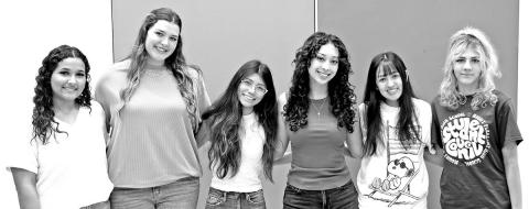 The 2025-2026 MPHS StuCo Officers (L to R) Special Projects Chairperson Audrey Garrett, Treasurer Karlee Rodgers, Vice President Brissia Alvarez, President Joseline Hernandez, Secretary Evelyn Hernandez, Special Projects Chairperson Makayla Mather COURTESY PHOTO