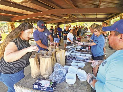 Hundreds came to support local firefighter Kirk Brown as he battles cancer