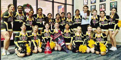 The Mount Pleasant Junior High School Cheerleaders