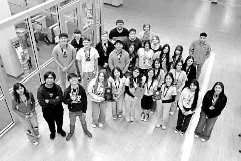 Members of the MPHS UIL Academic teams COURTESY PHOTO