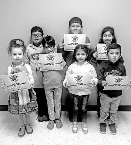 We celebrate the following students for embodying these qualities and making HBE proud: From left to right: Top Row-Axel DeJesus (3rd), Noah Acosta (5th), Kay Cordova (4th). Bottom Row-Jadie Parchman (Kinder), Isaish Johnson (2nd), Nims Ayala (1st), Leonardo Olvera (prek). Congratulations to our Students of the Month—you are leading the way and showing the true Bulldog spirit! Courtesy Photo