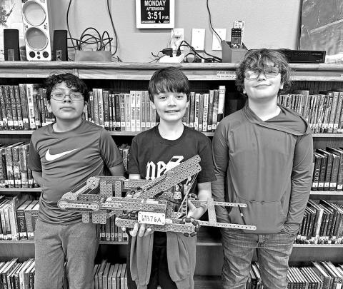 Wallace Team 1 (L to R) Hatzael Antolin, Jake Jones, Braxton Arnold (not pictured David Adame)