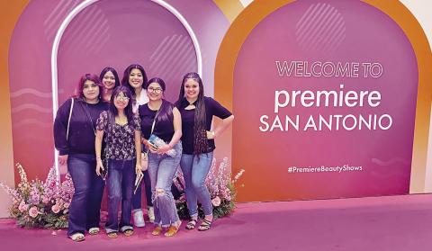 MPHS senior Cosmetology students at Premier San Antonio. COURTESY PHOTO