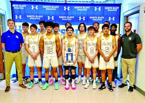 Harts Bluff finished third in the small school bracket at the 2023 TRMC Titus County Throwdown tournament.