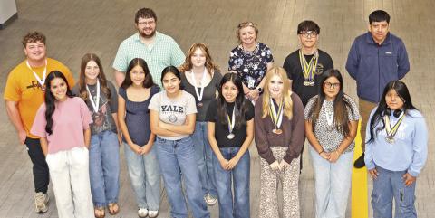Members of the MPHS UIL Academic teams Courtesy photo