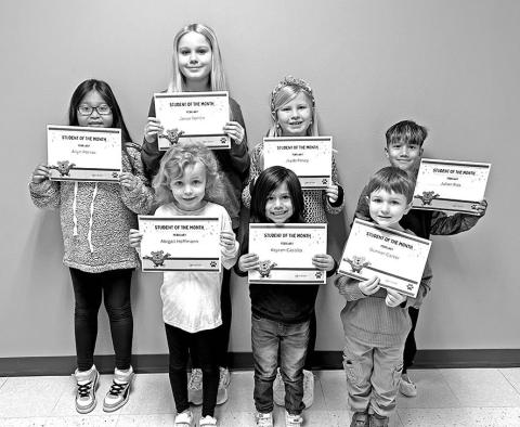 (Back row, L to R) Ailyn Porra, Jesse Tomli, Jayde Pose, Julian Rios. (Front row, L to R) Abigail Hoffman, Keyren Castill, Gunner Carter COURTESY PHOTO